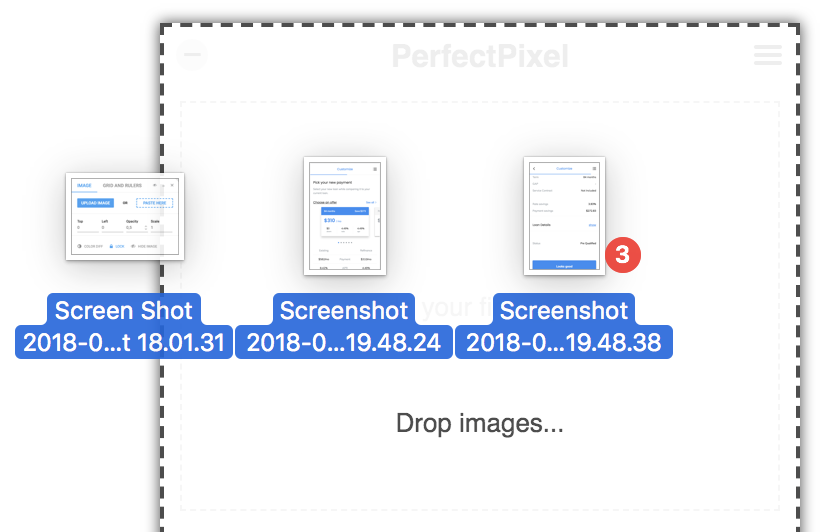 Multiple files add and drop